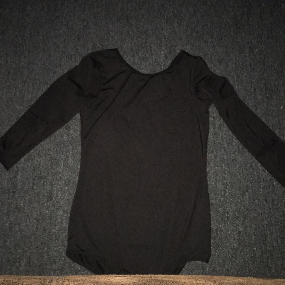 Black Silk Bodysuit